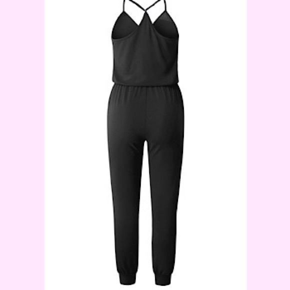 🆕Casual Short Sleeve Elastic Waist Jumpsuit - Picture 2 of 2